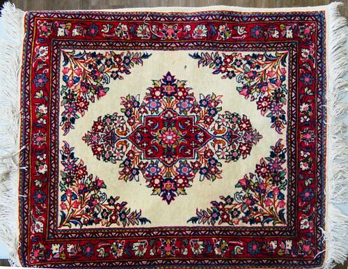 PERSIAN IRANIAN HAND WOVEN FLORAL