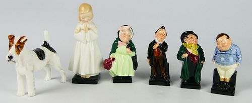 COLLECTION OF 6 ROYAL DOULTON SMALL 38bbf6