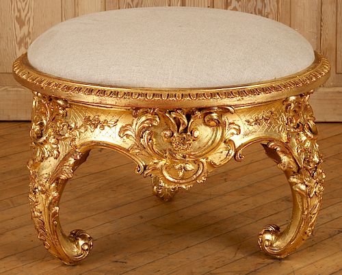 BELLE EPOQUE GILT WOOD UPHOLSTERED 38bc1e