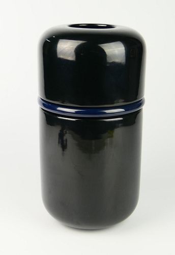 SICART BLACK HAND BLOWN CYLINDRICAL 38bc25