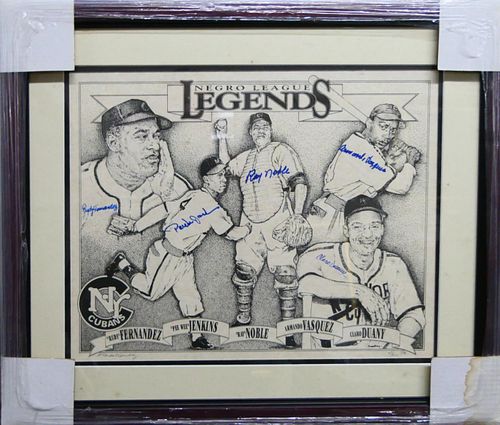 SIGNED "NEGRO LEAGUE LEGENDS" LE