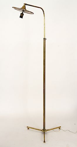 BRASS ADJUSTABLE FLOOR LAMP TRIPOD