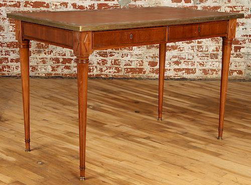 MAHOGANY DIRECTOIRE JANSEN WRITING DESK