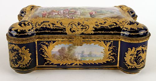 LATE 19TH C FRENCH SEVRES PORCELAIN