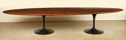 RARE KNOLL ROSEWOOD DINING TABLE