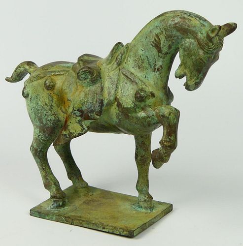 CHINESE BRONZE TANG HORSE WITH 38bd9e