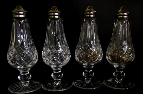 (4) WATERFORD CUT CRYSTAL 6 1/4"