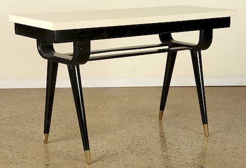 EBONIZED PARCHMENT TOP CONSOLE 38be4e