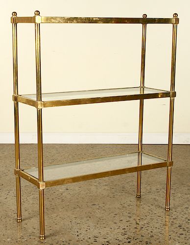 FRENCH 3 TIER BRONZE GLASS ETEGERE 38be75
