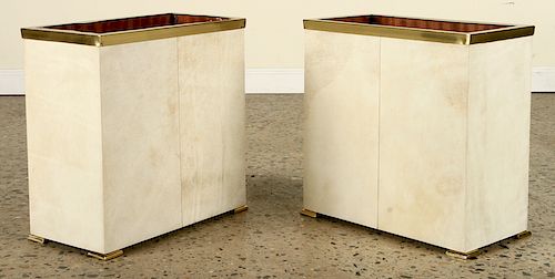 PAIR WASTE BASKETS MANNER OF JEAN MICHEL 38be8f