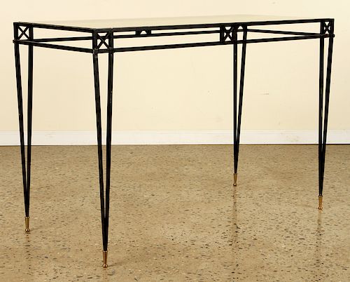 IRON X FORM CONSOLE TABLE GLASS 38be9a