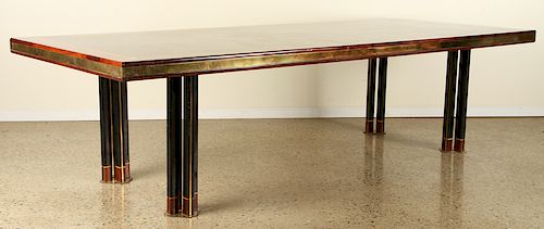 ITALIAN ROSEWOOD DINING TABLE FAUX 38bf24