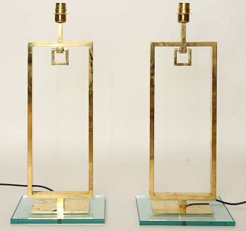 PR ITALIAN BRASS TABLE LAMPS MANNER 38bf1c