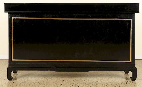 MID CENTURY MODERN EBONIZED SIDEBOARD