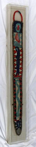 LARGE AFRICAN BEADED SHEATH IN 38bffb
