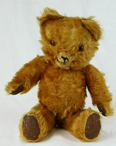 ANTIQUE MECHANICAL TEDDY BEARANTIQUE