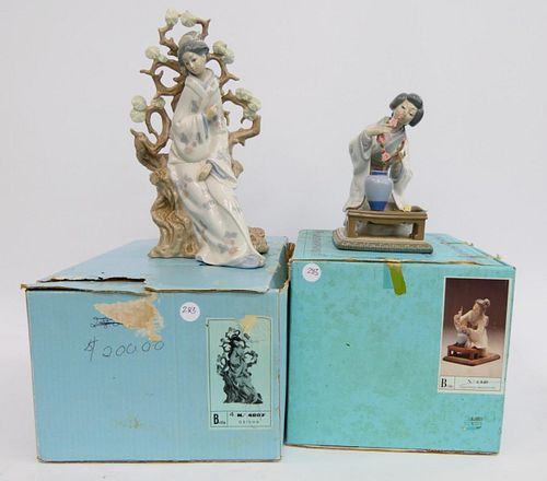 2 LLADRO PORCELAIN FIGURAL GROUP2