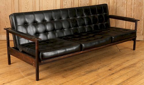 ROSEWOOD ADJUSTABLE OPEN ARM SOFA 38c041