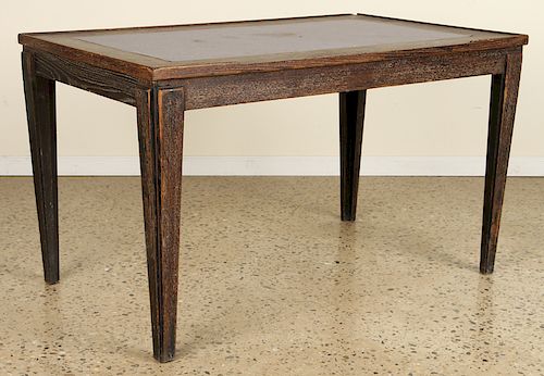 FRENCH CERUSED OAK GAMES TABLE