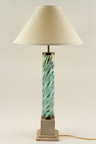 MURANO GLASS TABLE LAMP ON COMPOSITE 38c07c