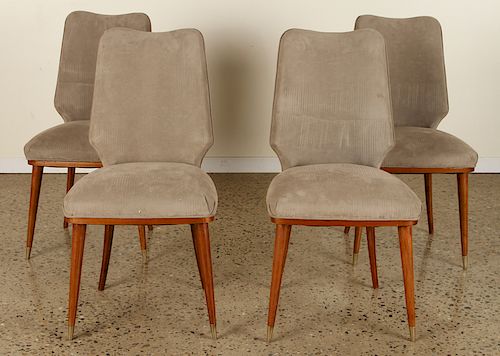 SET 4 ITALIAN UPHOLSTERED DINING 38c0b2