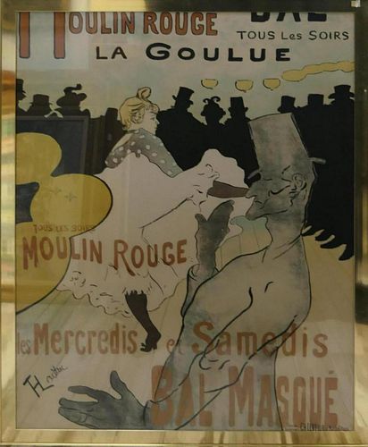 LARGE TOULOUSE LAUTREC MOULIN ROUGE