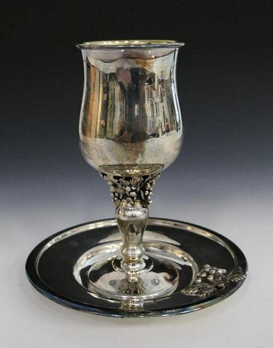 HAZORFIM 925 ORNATE WINE CUP &