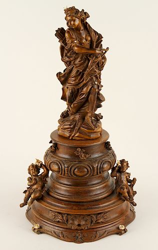 LATE 19TH C CONTINENTAL CARVED 38c1b3