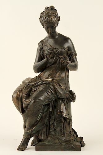 LATE 19TH C BRONZE NEOCLASSICAL 38c1ee