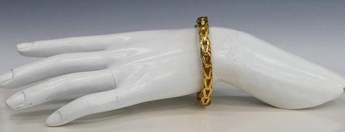 14KT YELLOW GOLD TIGHT WOVEN LADIES