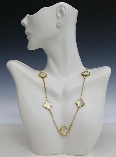 V C A STYLE 14KT Y GOLD CLOVER 38c24f