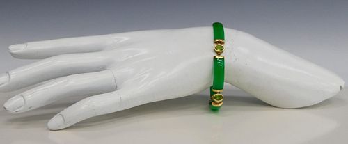 CHINESE 14KT Y GOLD JADEITE LADIES 38c2ad