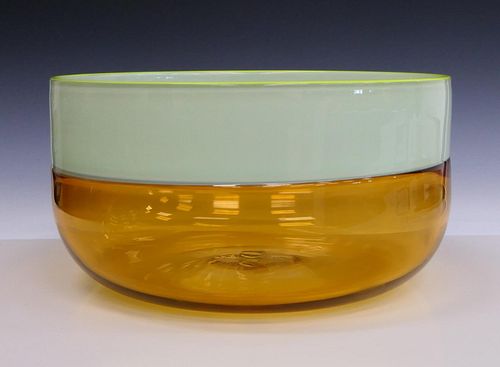 CONTEMPORARY LARGE BLOWN ART GLASS