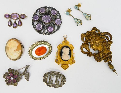 FABULOUS LOT OF ANTIQUE JEWELRY