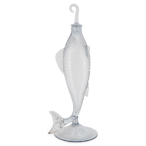 STEUBEN MOONLIGHT FISH SHAPED DECANTERDESCRIPTION  38c2ff