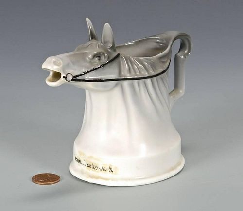 ROYAL BAYREUTH HORSE CREAMERRare 389c37