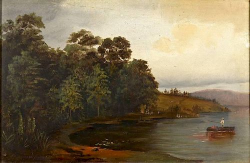 HUDSON RIVER SCHOOL FISHING LAKE