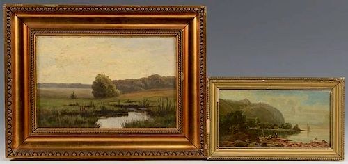 2 EUROPEAN LANDSCAPE OILS1st item  389c84