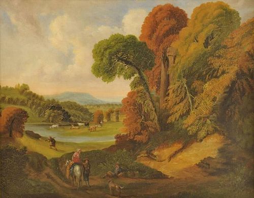 19TH CENTURY CONTINENTAL LANDSCAPE 389c83