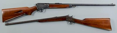 2 RIFLES, .25 REMINGTON & .22 WINCHESTER1st