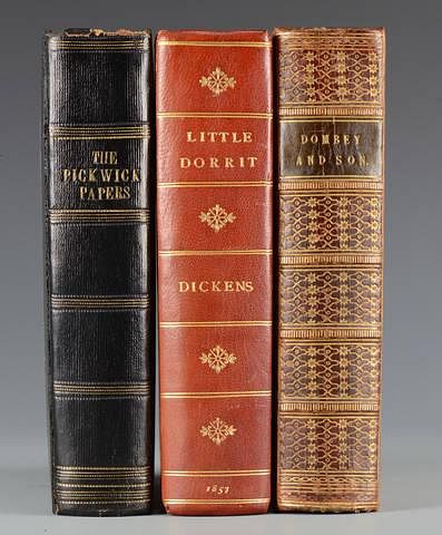 3 DICKENS 1ST EDITIONS EARLY STATES 1st 389d27