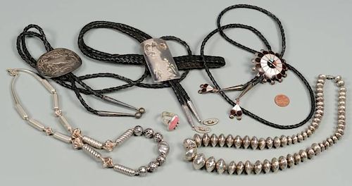 SILVER NATIVE AMERICAN JEWELRYSilver