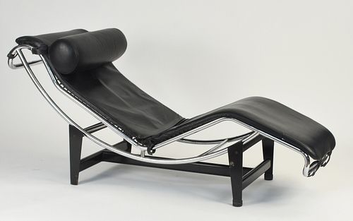 LEATHER LE CORBUSIER LC4 CHAISE 389dbc