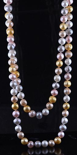 52 COLORED PEARL NECKLACE WITH 389dd8