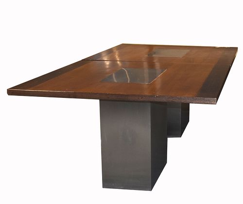 TWO SECTION MODERN DINING TABLETwo 389dd4