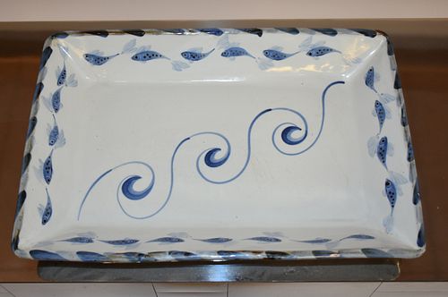 LARGE RECTANGULAR BLUE AND WHITE 389de4