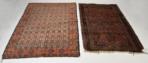 TWO ORIENTAL SCATTER RUGSOriental 389f26