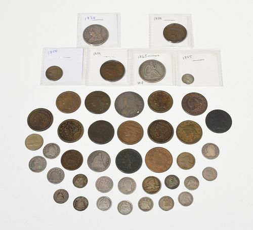 ASSORTED LOT OF US TYPE COINSAssorted