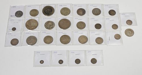 27 ASSORTED BRITISH SILVER COINS27 389f78