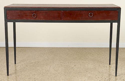 LEATHER IRON CONSOLE MANNER OF 389fee